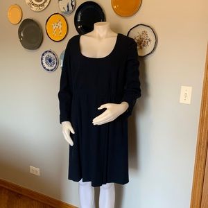 Vintage Bill Blass Navy Blue Dress